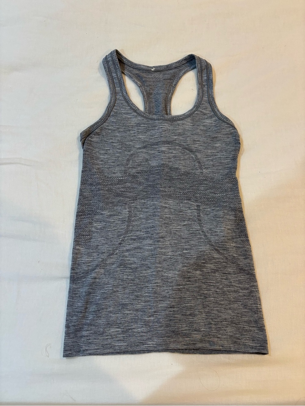 Lululemon Heathered Grey Swiftly Tech Full Length Tank Top